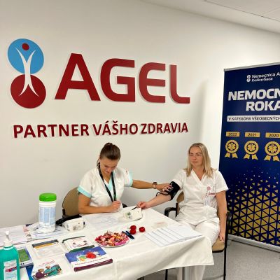 Svetový deň srdca v Nemocnici AGEL Košice-Šaca: Bezplatného merania krvného tlaku sa zúčastnili desiatky záujemcov