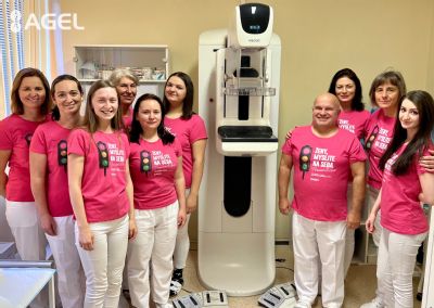 Skríningové mamodiagnostické centrum Nemocnice AGEL Košice-Šaca podporuje kampaň „Pink“ október